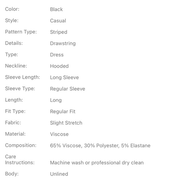 Maternity Striped Hoodie Dress - Picture 6 of 6